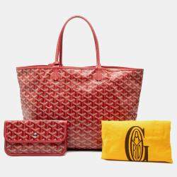 Pre Owned حقيبة يد توتس جويارد سان لويس جويا ردين أحمر صغيرة