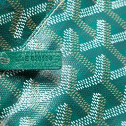 Pre Owned حقيبة جويارد زرقاء جويا ردين قماش مطلي وجلد سانت لويس كبيرة توتي