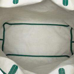 Pre Owned حقيبة جويارد زرقاء جوياردين قماش مطلي وجلد سانت لويس كبيرة توتي