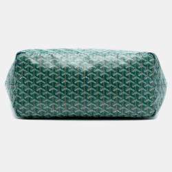 Pre Owned حقيبة جويارد زرقاء جوياردين قماش مطلي وجلد سانت لويس كبيرة توتي