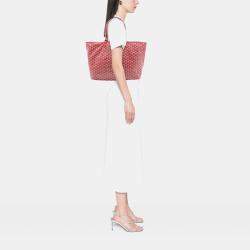 Pre Owned حقيبة جويرد سانت لويس جويردين حمراء كبيرة GM