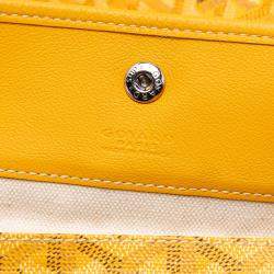 Pre Owned حقيبة يد جويارد سان لوي قماش جويردين صفراء كبيرة GM