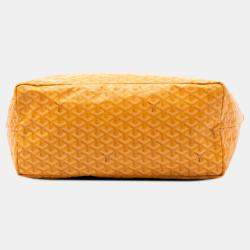 Pre Owned حقيبة يد جويارد سان لوي قماش جويردين صفراء كبيرة GM