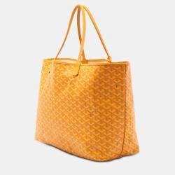 Pre Owned حقيبة يد جويارد سان لوي قماش جويردين صفراء كبيرة GM