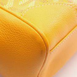 مملوكة مسبقًا Goyard Saigon Mini Handbag Coated Canvas And Leather Yellow Multicolor