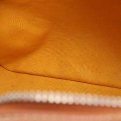 Pre Owned Goyard Cap Vert Pm Shoulder Bag Coated Canvas Black Brown White