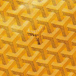 Pre Owned Goyard Yellow Goyardine Saint Louis GM