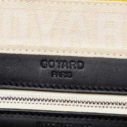 Pre Owned Goyard Black Goyardine Boeing 30