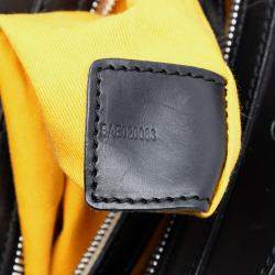 Pre Owned Goyard Black Goyardine Boeing 30