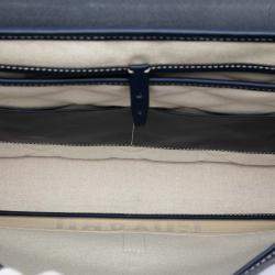 Pre Owned Goyard Blue Goyardine Citadin PM