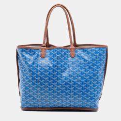 مملوكة مسبقًا Goyard Blue Goyardine Reversible Pertuis PM