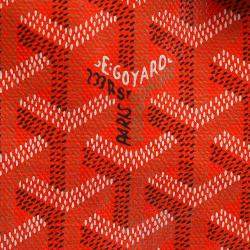 Pre Owned Goyard Orange Goyardine Saint Louis PM