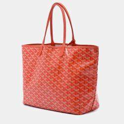 Pre Owned Goyard Orange Goyardine Saint Louis PM