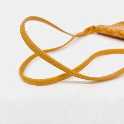 Pre Owned Goyard Yellow Burgundy Coated Canvas Plume