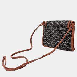 Pre Owned Goyard Brown PVC Plume