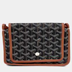 Pre Owned Goyard Brown PVC Plume