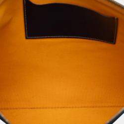 Pre Owned Goyard Blue Goyardine Senat MM