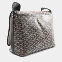 Pre Owned حقيبة كتف جويارد Capesian MM متعددة الألوان جلد قماش مغلفة بالشمع سوداء