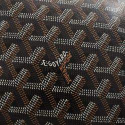 Pre Owned حقيبة كتف جويارد Capesian MM متعددة الألوان جلد قماش مغلفة بالشمع سوداء