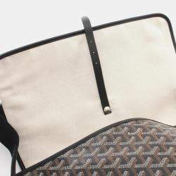 Pre Owned حقيبة كتف جويارد Capesian MM متعددة الألوان جلد قماش مغلفة بالشمع سوداء