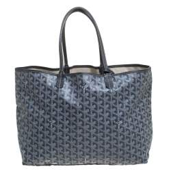 Pre Owned Goyard Grey Coated Canvas Saint Louis Tote