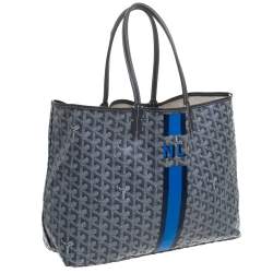 Pre Owned Goyard Grey Coated Canvas Saint Louis Tote