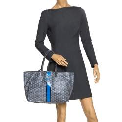 Pre Owned Goyard Grey Coated Canvas Saint Louis Tote