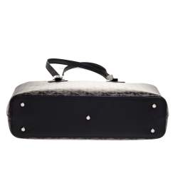 Pre Owned Goyard Black Goyardine Coated Canvas Marie Galante MM Bag