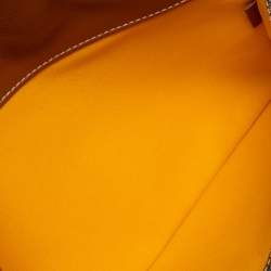 Pre Owned Goyard Black/Brown Goyardine Coated Canvas Sainte Marie Clutch