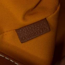 Pre Owned Goyard Black/Brown Goyardine Coated Canvas Sainte Marie Clutch