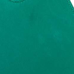 Pre Owned Goyard Green Crocodile Saigon PM Top Handle Bag
