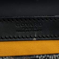 مملوكة مسبقًا Goyard Black Coated Canvas and Leather PM Saigon Top Handle Bag