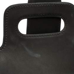 مملوكة مسبقًا Goyard Black Coated Canvas and Leather PM Saigon Top Handle Bag