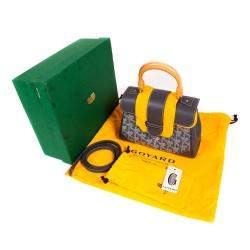 Goyard Grey Goyardine Canvas Saigon Top Handle Bag