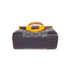 Goyard Grey Goyardine Canvas Saigon Top Handle Bag