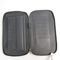 Pre Owned Goyard Black Coated Canvas Opera Wallet