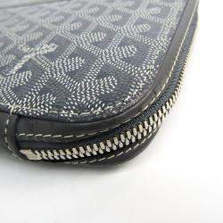 Pre Owned Goyard Black Coated Canvas Opera Wallet