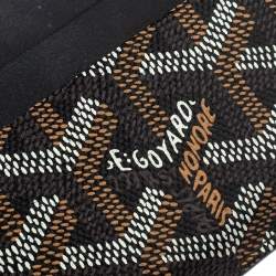 Pre Owned محفظة بطاقات جويارد سولبيس كانفاس جوياردين أسود وجلد