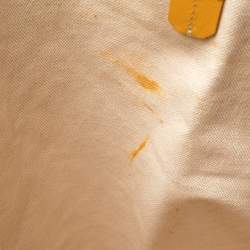 Pre Owned Goyard Mustard Goyardine Coated Canvas St. Louis GM Tote