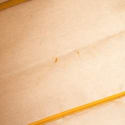 Pre Owned Goyard Mustard Goyardine Coated Canvas St. Louis GM Tote