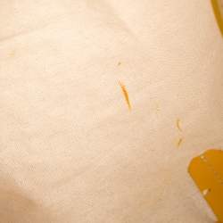 Pre Owned Goyard Mustard Goyardine Coated Canvas St. Louis GM Tote