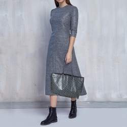 Pre Owned Goyard Grey Goyardine Coated Canvas Artois Tote