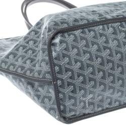 Pre Owned Goyard Grey Goyardine Coated Canvas Artois Tote