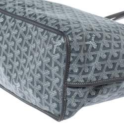 Pre Owned Goyard Grey Goyardine Coated Canvas Artois Tote