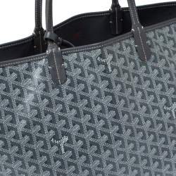 Pre Owned Goyard Grey Goyardine Coated Canvas Artois Tote