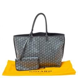 Pre Owned Goyard Grey Goyardine Coated Canvas Artois Tote