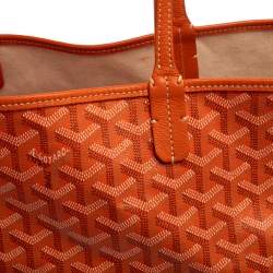 Goyard Orange Goyardine Coated Canvas St. Louis PM Tote 
