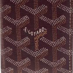 Goyard Burgundy Goyardine Coated Canvas Saint Pierre Bifold Card Holder 