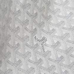 Goyard White Goyardine Coated Canvas St. Louis PM Tote