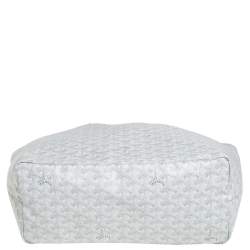 Goyard White Goyardine Coated Canvas St. Louis PM Tote